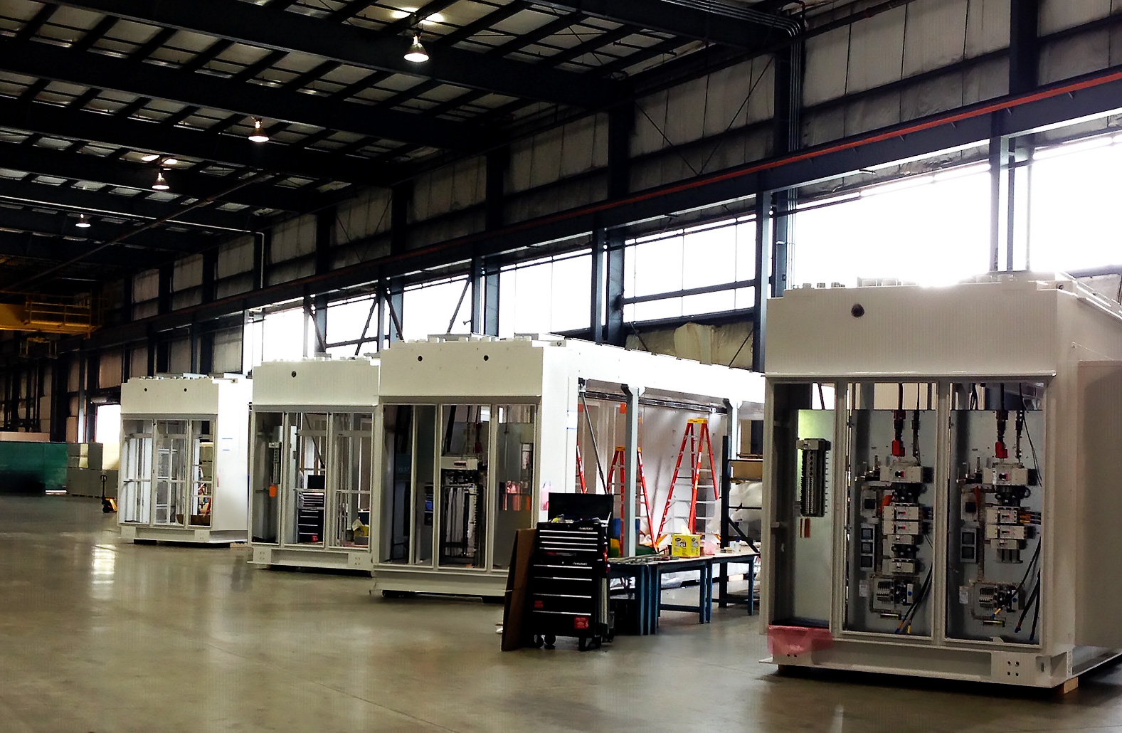 modular data center fabrication factory